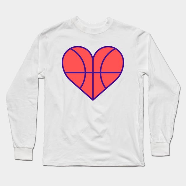 Basketball Love Long Sleeve T-Shirt by nwsoulacademy